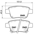 DISCS MIKODA 2267 GT PADS TOYOTA AVENSIS T25 TY photo 3 - milautoparts-fr.ukrlive.com