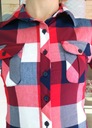 Рубашка в крупную клетку красного, белого и темно-синего цвета ХИТ!!!