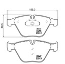 SABOTS DE FREIN DE FREIN AVANT TEXTAR BMW 5 E60 E61, 6 E63 E64, 7 E65 E66 E67 photo 4 - milautoparts-fr.ukrlive.com