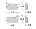 SABOTS DE FREIN DE FREIN KH367 NITRO RACING SINTER METAL photo 1 - milautoparts-fr.ukrlive.com