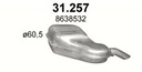 SILENCER END VOLVO V70 XC70 31.257 photo 1 - milautoparts-fr.ukrlive.com