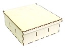 ЗАКРЫТАЯ КОРОБКА С ОТДЕЛЕНИЯМИ 21x21x7,5см EZ49