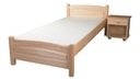 Деревянная кровать TED, каркас 120x220 MEBLE KLUPŚ