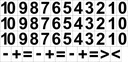 МАГНИТНЫЕ МАТЕМАТИЧЕСКИЕ ЦИФРЫ И ЗНАКИ 7х5см