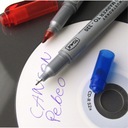 Маркер двусторонний для CD/DVD дисков, маркер водостойкий Toma TO-320 черный