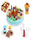KIK KX9746 Detská narodeninová torta 75 dielov - modrý Pohlavie chlapci dievčatá