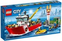 LEGO CITY 60109 Кирпичи ПОЖАРНАЯ ЛОДКА ОХРАНА