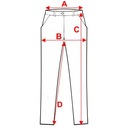 J1486 DÁMSKE BAVLNENÉ NOHAVICE JACK WILLS OCKLEY SKINNY CHINO UK 6 XS Model OCKLEY SKINNY CHINO