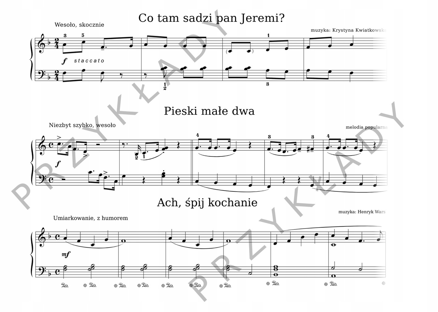Nuty Piosenek Dla Dzieci Na Pianino Nuty na pianino, keyboard, piosenki dla dzieci! 2 7632110208 - Allegro.pl