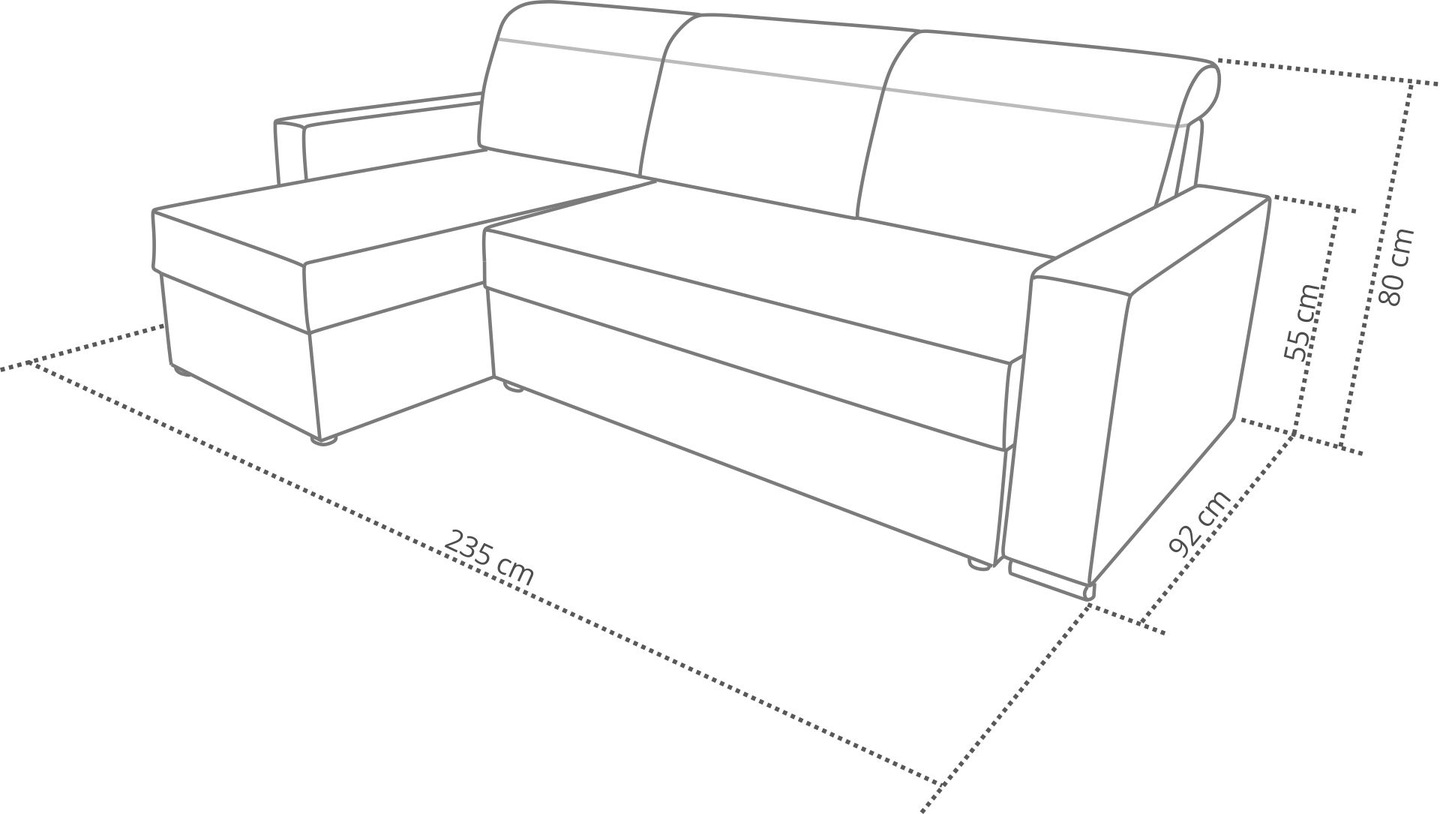 Угловой диван «Skipper (Скиппер)» (3l/r9020м8мr/l)