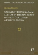 Unknown Lutsk Karaim Letters in Hebrew Script 1 -