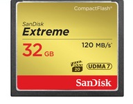 Pamäťová karta CompactFlash SanDisk Extreme 32 GB