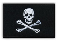Nášivka Bandera - Pirátska vlajka Jolly Roger HAFT