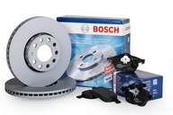 2× Bosch 0 986 478 342 Brzdový kotúč + Bosch 0 986 494 115 Sada brzdových doštičiek, kotúčové brzdy
