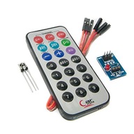 Pilot IR + přijímač VS1838B ARDUINO apod...