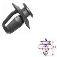 Клипса листви citroen c2 c5 peugeot 306 406 c10010 - фото