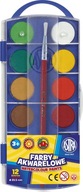Astra Farby akwarelowe 12 kolorów fi 23,5 mm