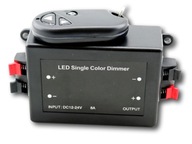 Rádiový stmievač RF LED pásikov 8A 12V 96W diaľkový ovládač