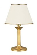 Jupiter CLASSIC klasická nočná lampa zlatá satinovaná 0288