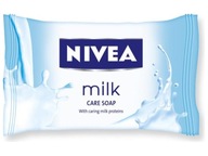 Nivea Care Soap mydlo v kocke mliečneho proteínu 90g