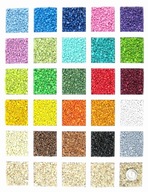 Okrasné kamienky farebné 2-4mm Quartz Scrapbooking na KAMENNÚ KOBERCI