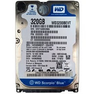 Pevný disk Western Digital WD3200BPVT | 22A23T0 | 320GB SATA 2,5"