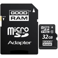 Karta pamięci microSDHC micro SD + adapter 32GB 10CL GOODRAM