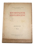 KWARTALNIK HISTORYCZNY Nr 2 Rocznik LXII 1955
