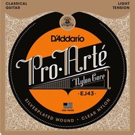 D'Addario Pro Arte EJ43 struny klasyk naciąg LIGHT