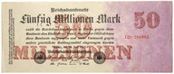 Niemcy BANKNOT 50 Milionów Marek 1923 - 25.7.1923