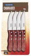TRAMONTINA 4x Steakové nože Bordo JUMBO Churrasco