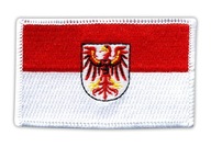 Niemcy Naszywka - Flaga Brandenburgii haft