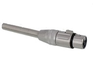 Gniazdo XLR mikrofonu 3p na kabel odgiętka (0713)