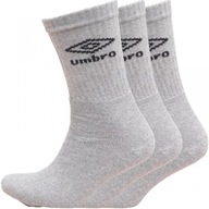 Ponožky Ponožky froté UMBRO 9 PAR ŠEDÁ 43-46