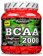 AMIX MUSCLECORE BCAA 2000 240tablety AMINOKYSELINY Leucín Izoleucín Valín