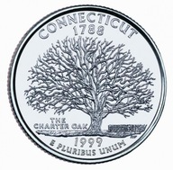 25 cent (1999) Stany USA - Connecticut Mennica Denver