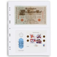 Karty na banknoty Leuchtturm Optima 2C ( 10 szt. )