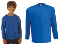 FRUIT Detské tričko Dlhý Rukáv Modrá 128