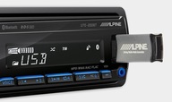 Radio samochodowe Alpine UTE-200BT 1 DIN FM AM USB AUX BLUETOOTH MULTICOLOR