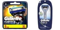 Gillette Fusion Proglide Silvertouch+ náplne 8 ks