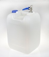 Емкость на вода, водой kranik металлический верхний, горы 20l hdpe