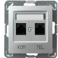 Strieborná zásuvka GPKT-Y/K/m/18 IMPRESIA OSPEL