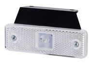 Света led габарит позиционная белый кронштейн резиновый, вешалка ld499 - фото