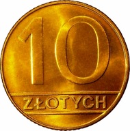 Moneta 10 zł złotych 1989 r mennicza stan 1