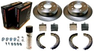 Тормозные диски, диск тормозные колодки, колодки колодки mercedes w202 w203 clk c209 r171 w210 задний 278mm