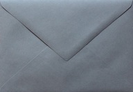 Ozdobné obálky v trojuholníku C6 115g 10ks sivá