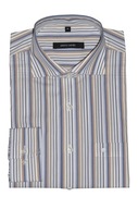 Elegancka męska koszula L 41 w paski Pierre Cardin