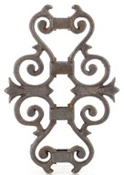 Okrasná ružica plot prvky kované brána