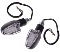 Указатели поворота указатель овальный белый стекло led пара