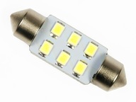 Trubicová žiarovka 6x LED C5W C10W SMD trubica 31 mm